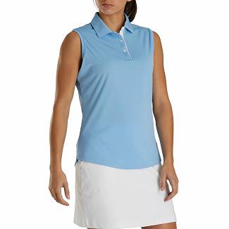 Women's Footjoy ProDry Golf Shirts Light Blue NZ-685996